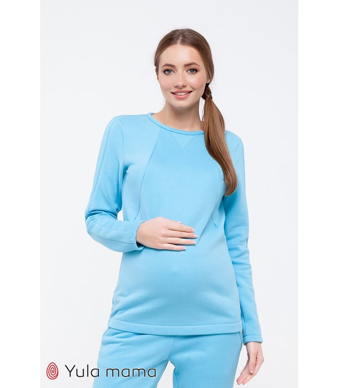 Теплый костюм Халле BB от Юла Мама в категории Брючные костюмы для кормящих на МамаТато