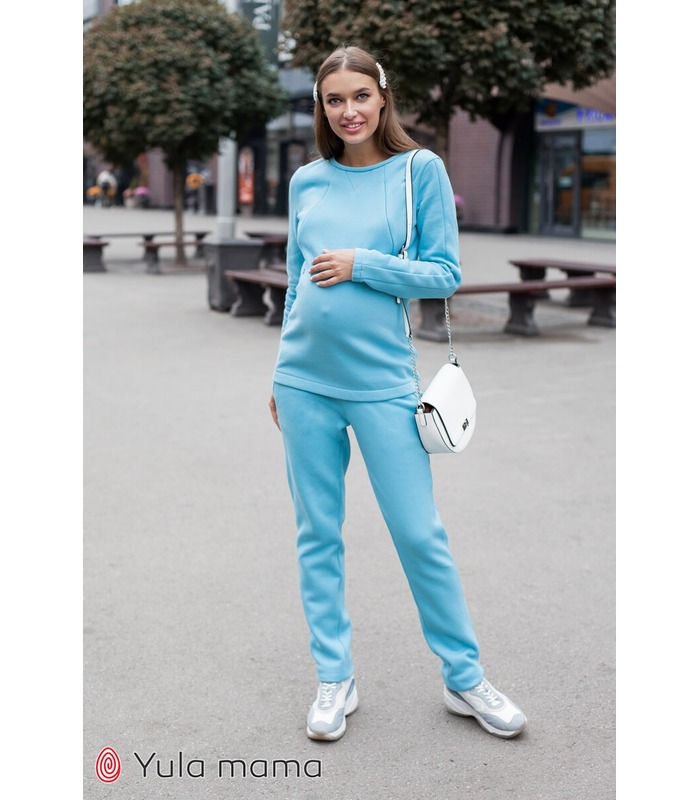 Теплий костюм Халле BB від Юла Мама у категорії Брючні костюми для годуючих на МамаТато