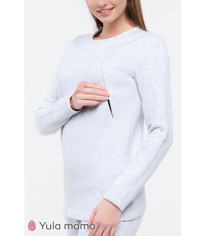 Теплый костюм Халле GR от Юла Мама в категории Брючные костюмы для кормящих на МамаТато