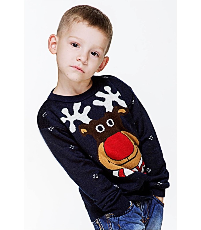 Семейная коллекция свитеров "Веселый Олень"