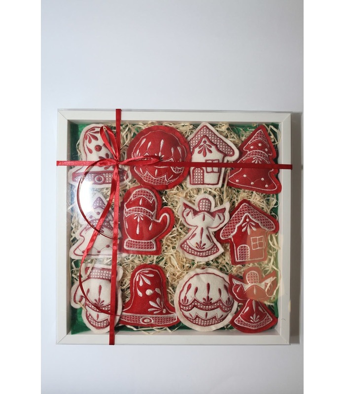 Набор елочных игрушек Рождественский большой