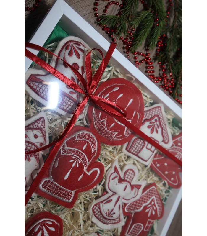 Набор елочных игрушек Рождественский большой