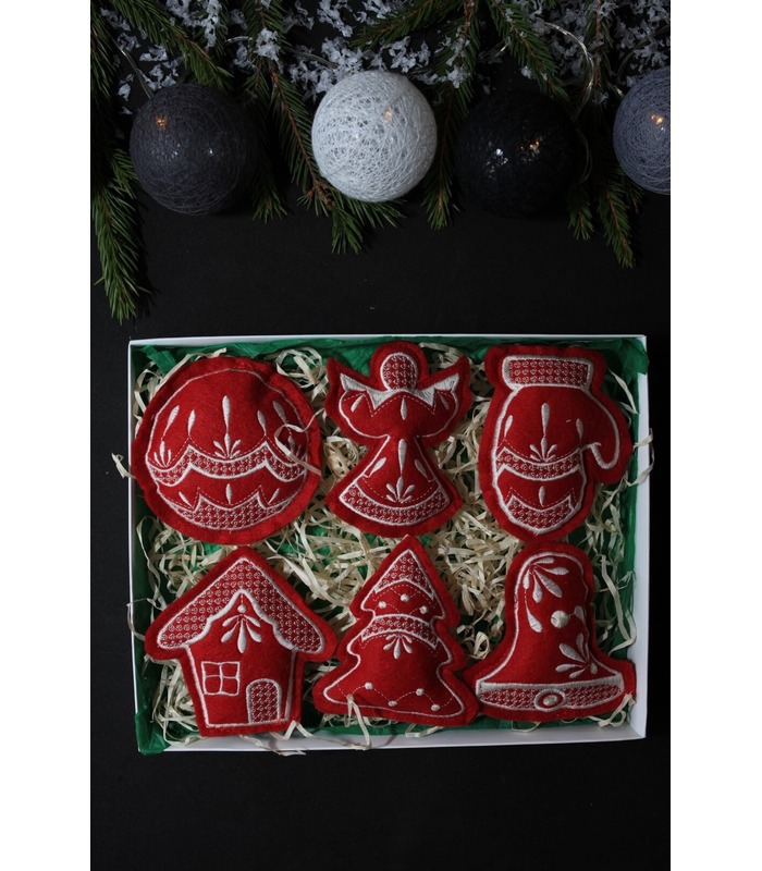 Набор елочных игрушек Рождественский BR