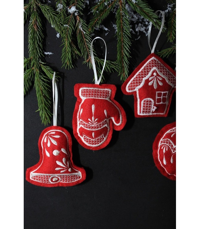 Набор елочных игрушек Рождественский BR