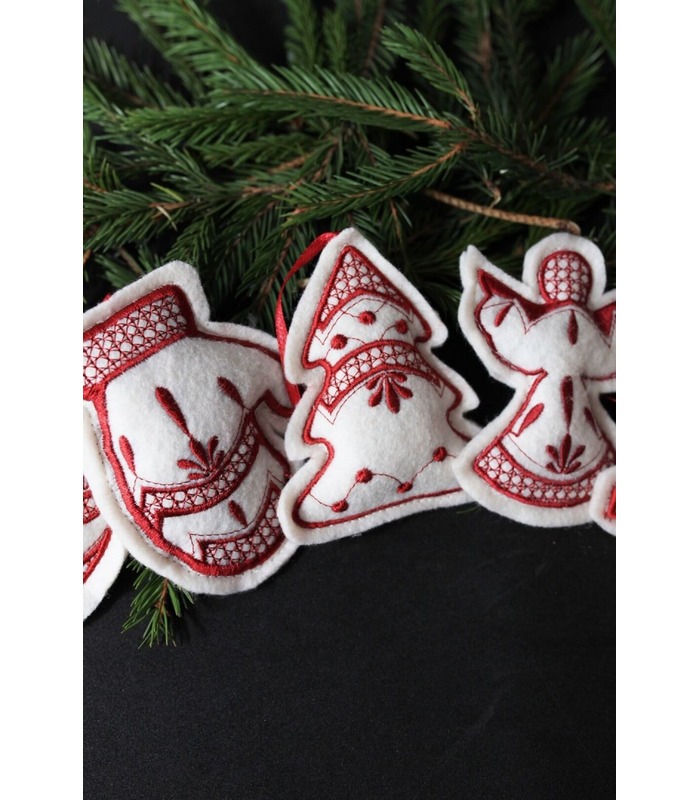 Набор елочных игрушек Рождественский MI