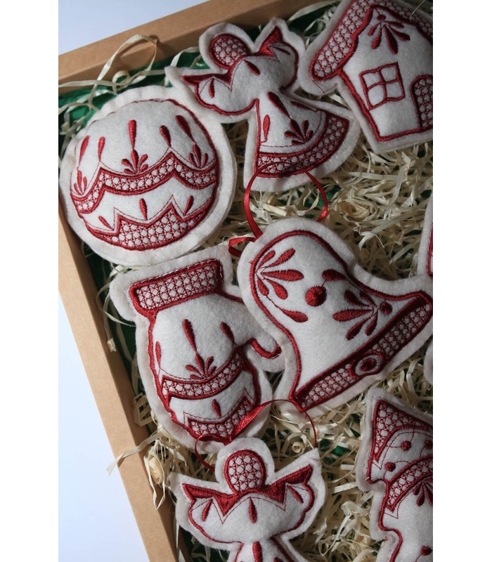 Набір ялинкових іграшок Різдвяний великий MI