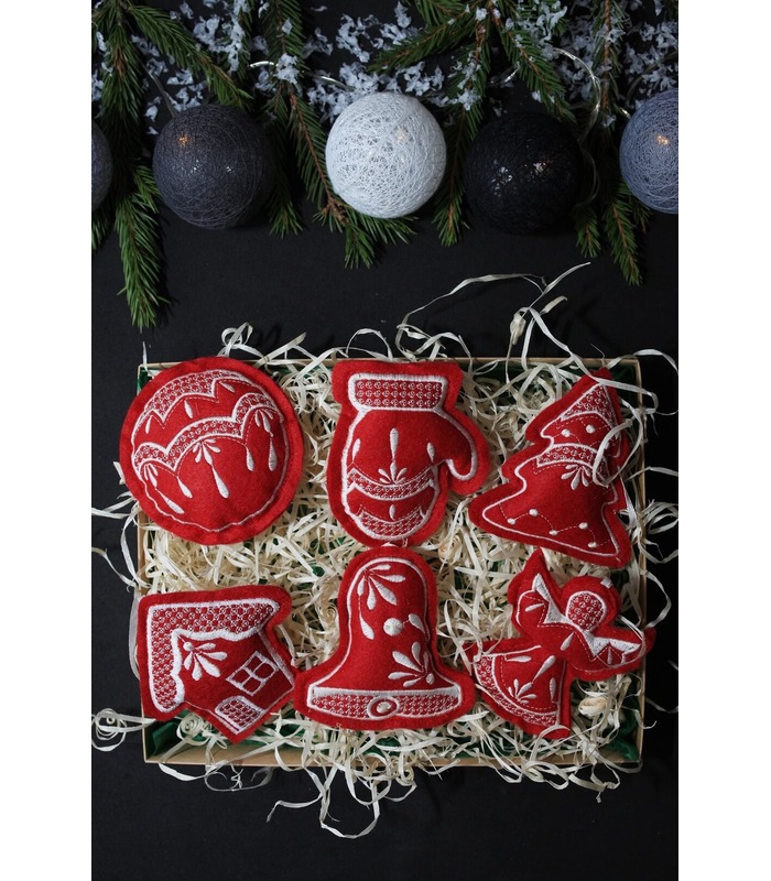 Набір ялинкових іграшок Різдвяний BR-1