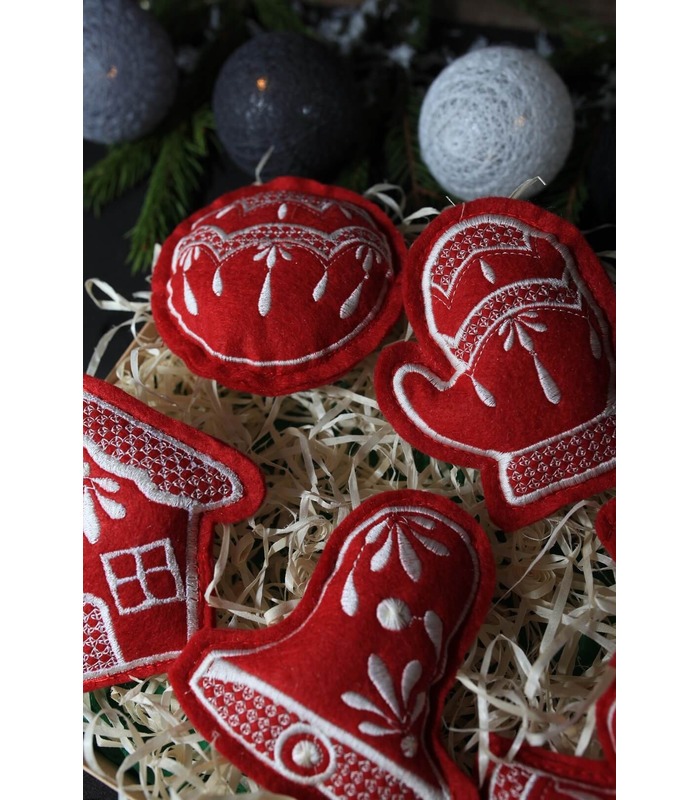 Набір ялинкових іграшок Різдвяний BR-1