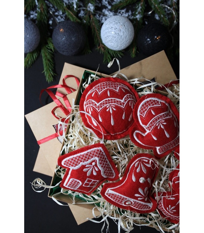 Набір ялинкових іграшок Різдвяний BR-1