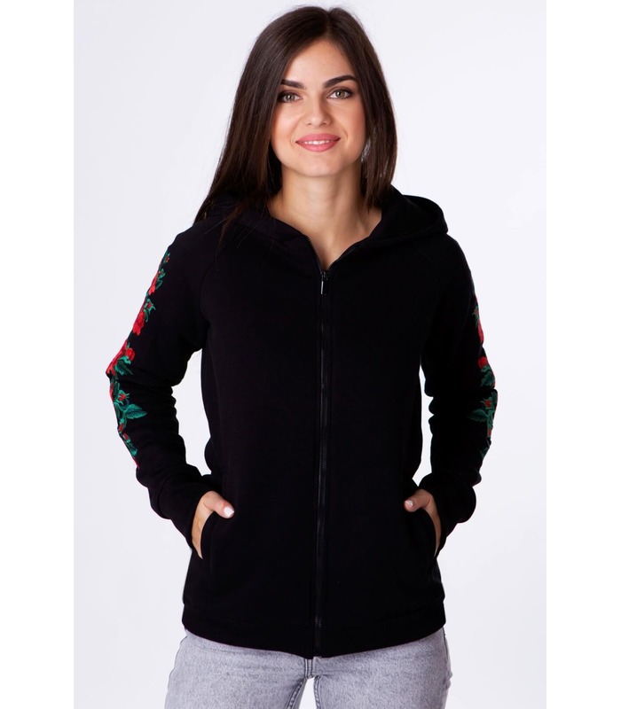 Женское худи на замке мод.4009