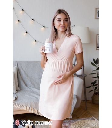 Нічна сорочка Аліса Лайт PE від Юла Мама у категорії Нічні сорочки для вагітних на МамаТато