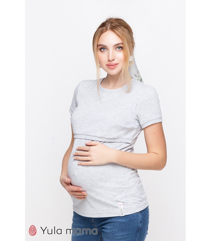 Футболка Марго GR от Юла Мама в категории Футболки и майки кормящим на МамаТато