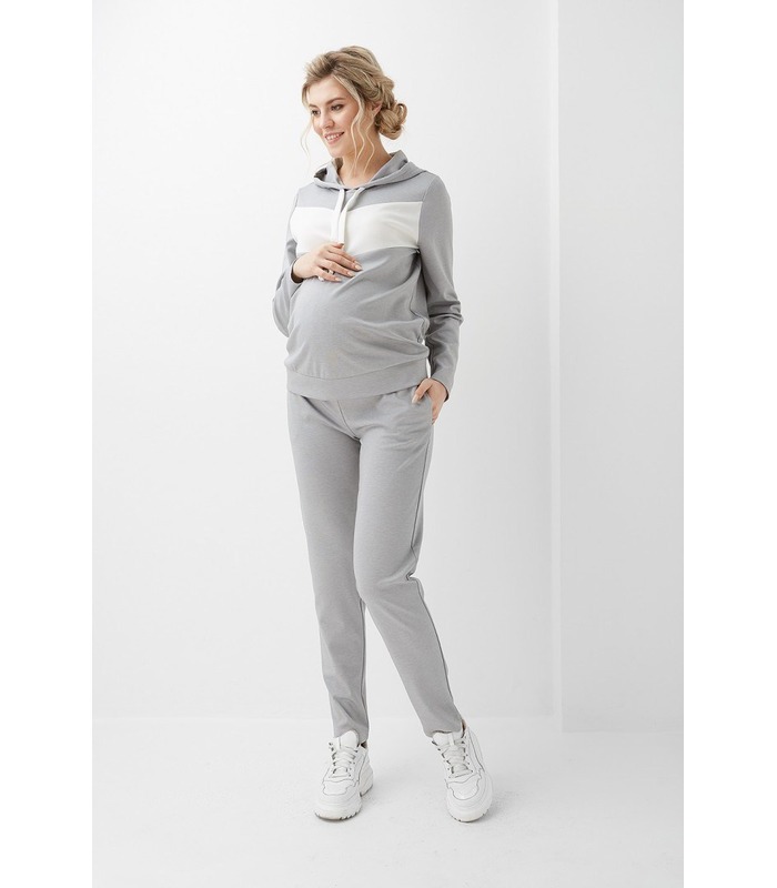 Костюм Вотсон GR ➤ сірий спортивний костюм для вагітних та годуючих