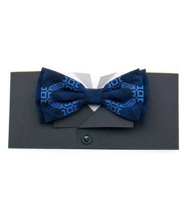 Чоловічий вишитий метелик 921 ᐉ Вишитий з костюмної тканини ※ Україна