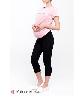 Лосини Міа Нова CH ➤ чорні короткі лосини для вагітних