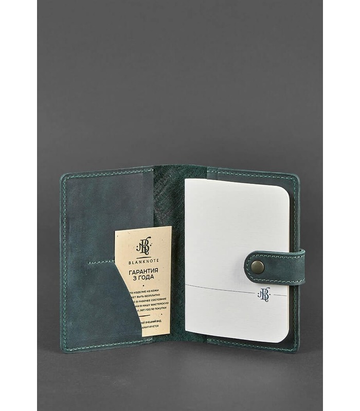 Шкіряна обкладинка для паспорту 3.0 Інді GR ᐉ Україна, натуральна шкіра