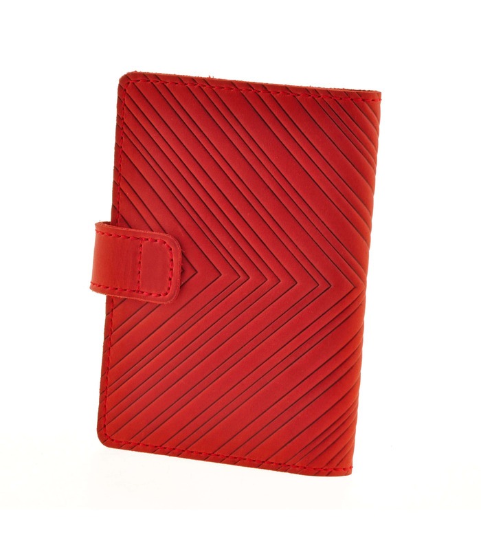 Шкіряна обкладинка для паспорту 3.0 Інді CR ᐉ Україна, натуральна шкіра