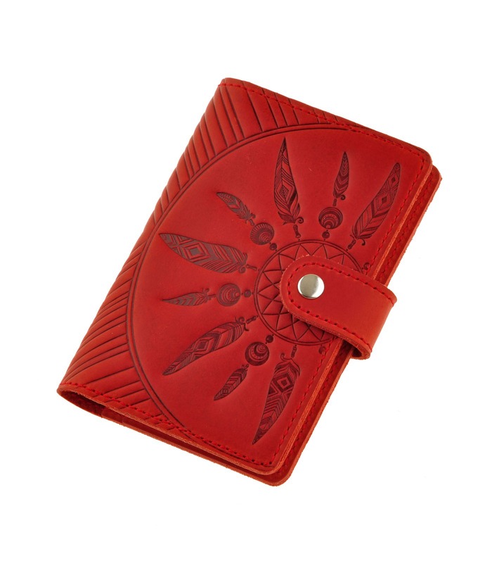 Шкіряна обкладинка для паспорту 3.0 Інді CR ᐉ Україна, натуральна шкіра