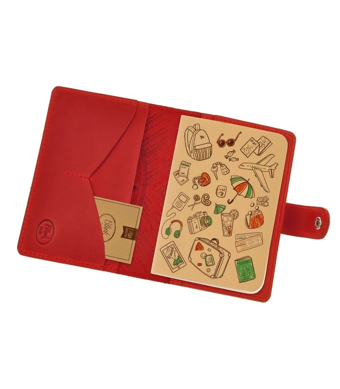 Кожаная обложка для паспорта 3.0 Инди CR ᐉ Украина, натуральная кожа