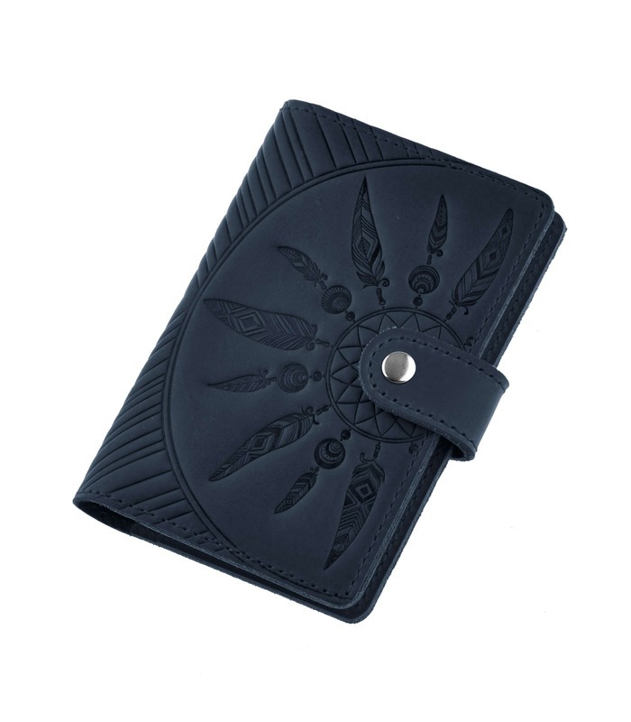 Шкіряна обкладинка для паспорту 3.0 Інді NN ᐉ Україна, натуральна шкіра