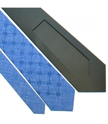 Галстук ᐉ Вышитый галстук светло-василькового цвета 732, костюмная ткань ※ Украина