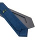 Галстук ᐉ Вышитый галстук синего цвета 799, костюмная ткань ※ Украина