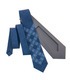 Краватка ᐉ Вишита краватка темно-синього кольору 845, костюмна тканина ※ Україна