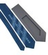 Галстук ᐉ Вышитый галстук темно-синего цвета 846, костюмная ткань ※ Украина