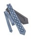 Краватка ᐉ Вишита краватка світло-сірого кольору 850, костюмна тканина ※ Україна
