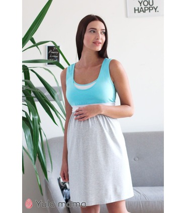 Нічна сорочка Села AQ від Юла Мама у категорії Нічні сорочки для вагітних на МамаТато