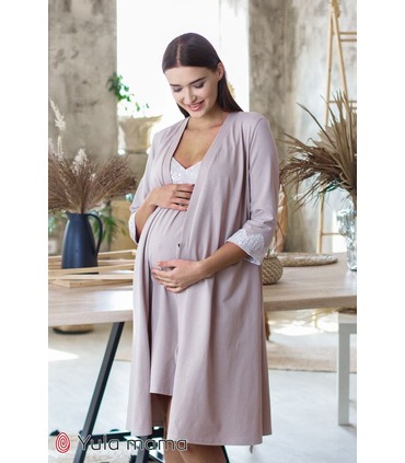 Комплект Мая от Юла Мама в категории Халаты для беременных на МамаТато