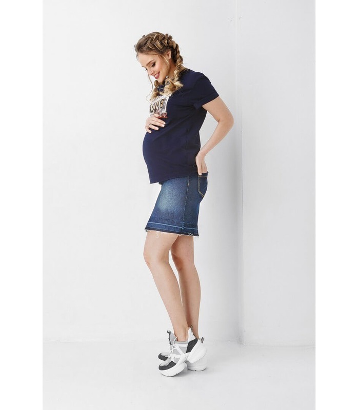 Юбка Джен ➤ джинсовая юбка для беременных