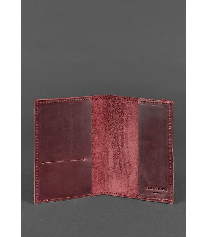 Обложка для паспорта 1.0 VN-CH ᐉ Украины, натуральная кожа