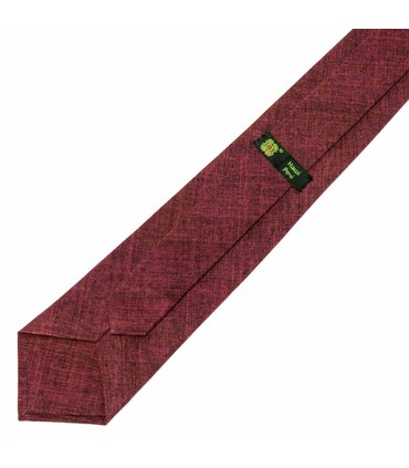 Галстук ᐉ Вышитый галстук бордового цвета 667, костюмная ткань ※ Украина