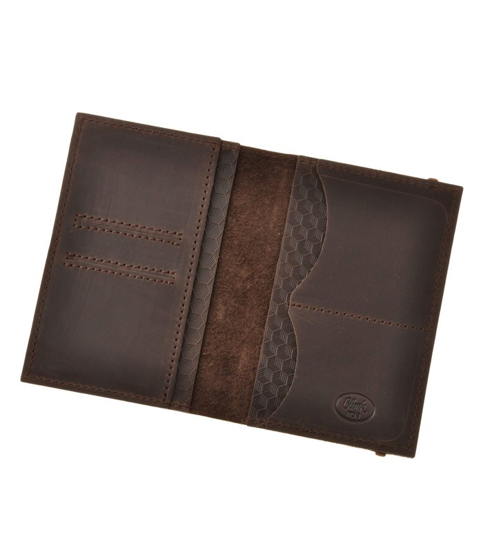 Шкіряна обкладинка для паспорту 2.0 Карбон Горіх DB ᐉ Україна, натуральна шкіра