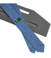 Краватка ᐉ Вишита краватка синього кольору 685, джинсова тканина ※ Україна