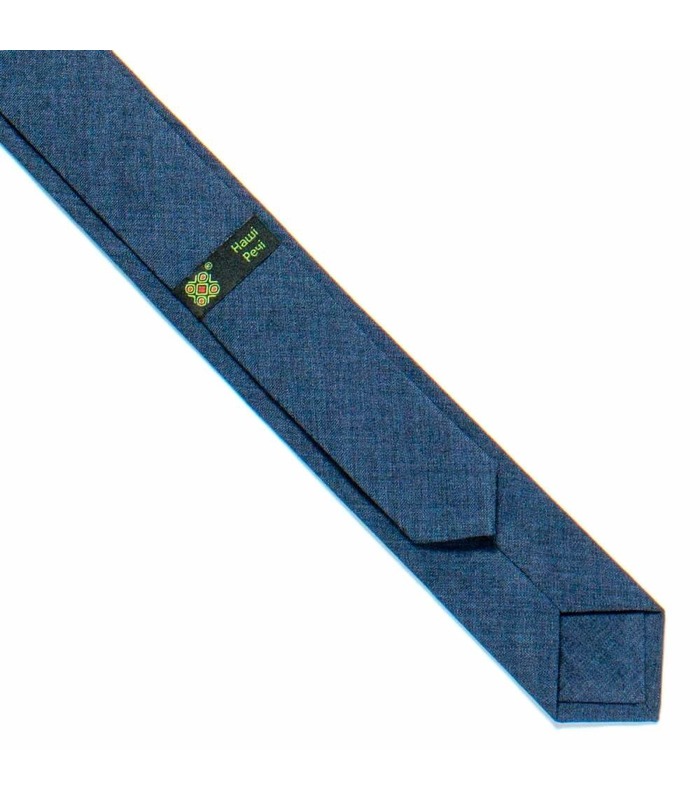 Галстук ᐉ Вышитый галстук синего цвета 720, костюмная ткань ※ Украина