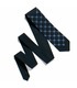 Краватка ᐉ Вишита краватка темно-синього кольору 721, костюмна тканина ※ Україна