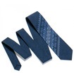 Краватка ᐉ Вишита краватка синього кольору 722, костюмна тканина ※ Україна