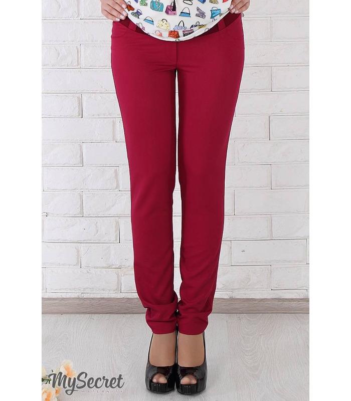 Завужені брюки з тонкої костюмної тканини Ava. від Юла Мама у категорії Штани та джинси вагітним на МамаТато