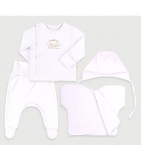 Комплект Сказка КП222 интерлок GO ➤ комплект одежды новорожденному