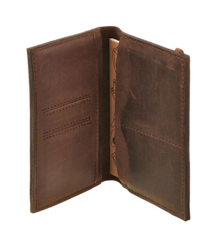 Кожаная обложка для паспорта 2.0 Орех BR ᐉ Украина, натуральная кожа