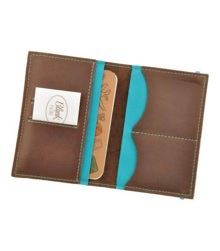 Шкіряна обкладинка для паспорту 2.0 Горіх-Тіффані BT ᐉ Україна, натуральна шкіра