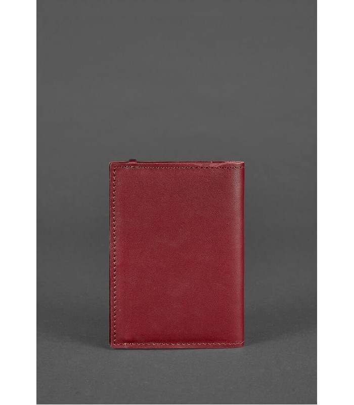 Кожаная обложка для паспорта 2.0 Виноград BU ᐉ Украина, натуральная кожа