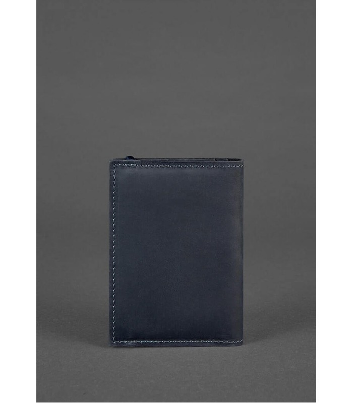 Шкіряна обкладинка для паспорту 2.0 Нічне Небо BL ᐉ Україна, натуральна шкіра