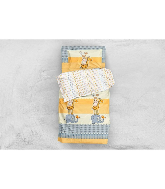 Комплект дитячої постільної білизни "Пірамідка" ᐉ ранфорс, Україна, 100% бавовна