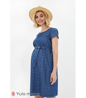 Платье Грейс TS ➤ джинсовое летнее платье для беременных и кормления