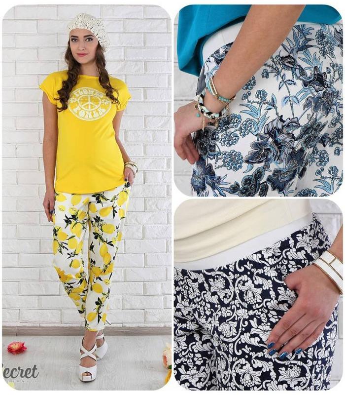 Стильні літні брюки Dioni. от Юла Мама в категории Брюки и джинсы беременным на МамаТато