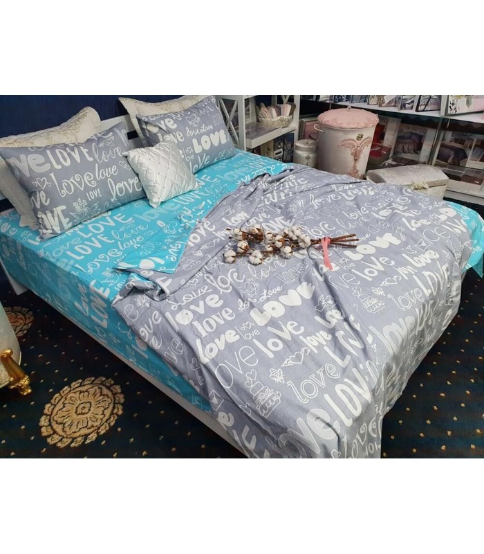 Комплект постельного белья Лирика mix ᐉ фланель, Украина, натуральная ткань