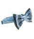 Мужская вышитая бабочка 945 Limited Edition из костюмной ткани ᐉ Светло-голубого цвета ※ Украина
